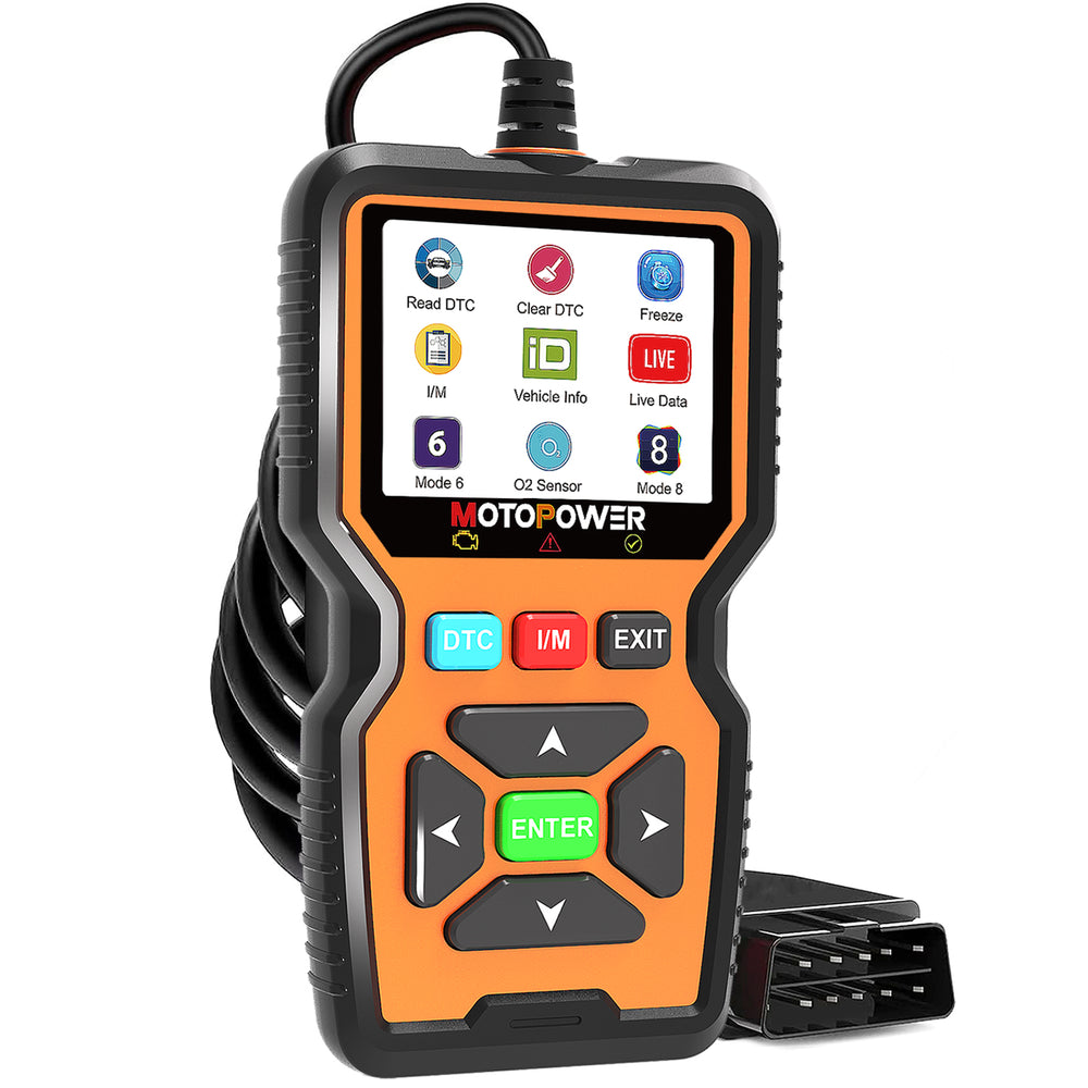 MOTOPOWER MP69039 Car OBD2 Scanner Code Reader Engine Fault Code Reader Scanner CAN Diagnostic Scan Tool Advanced Edition