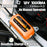 MOTOPOWER MP00205B 12V 1000mA Automatic Battery Trickle Charger Maintainer - Orange