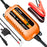 MOTOPOWER MP00205B 12V 1000mA Automatic Battery Trickle Charger Maintainer - Orange