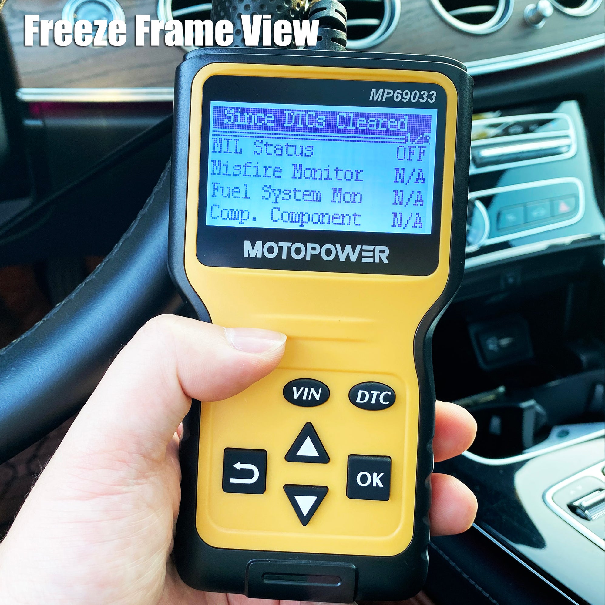 MOTOPOWER MP69033 OBD2 Scanner Universal Car Engine Fault Code Reader ...