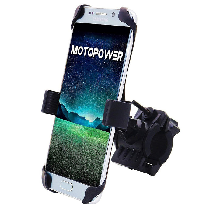 MP0616A Universelle Motorrad-Telefonhalterung – SCHWARZ 