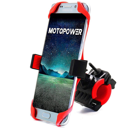 MP0616B Universal Motorcycle Phone Mount -RED