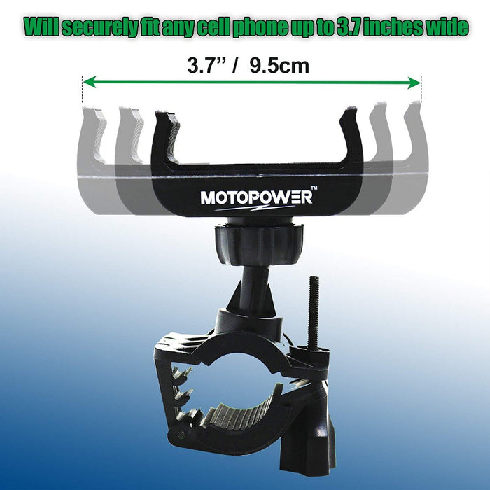 MP0616A Support de téléphone universel pour moto - NOIR 