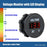 Voltmètre à écran rond MP0610A 12 V - ROUGE 