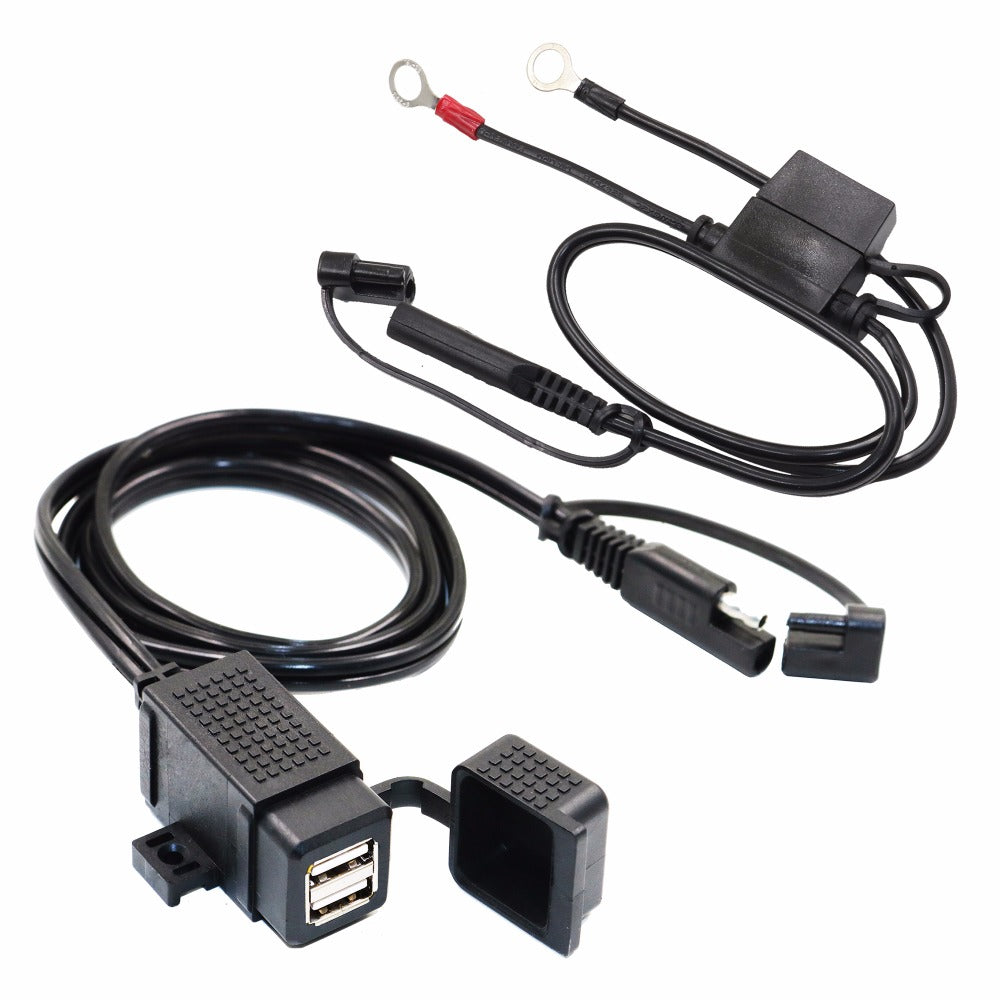MP0609EA 3.1Amp Waterproof Dual USB Charger Kit — MOTOPOWER DIRECT