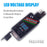 MP0620A 4.2Amp Motorcycle Dual USB Charger Kit SAE to USB Adapter with LED Voltmeter